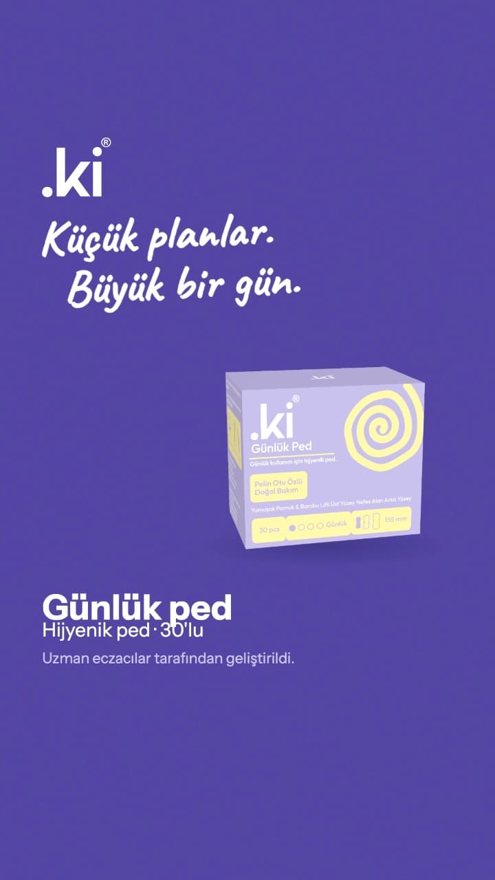 .ki Günlük Ped tanıtım videosu
